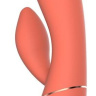 Оранжевый вибратор-кролик Carmen - 22,5 см. купить в секс шопе