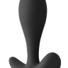 Черная анальная пробка для ношения Pillager I - 10,2 см. купить в секс шопе
