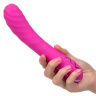 Розовый вибромассажер Insatiable G Inflatable G-Wand с функцией расширения - 21,5 см. купить в секс шопе