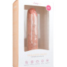 Телесный фаллоимитатор Realistic Dildo - 28,5 см. купить в секс шопе