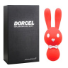 Оранжевый вибростимулятор-зайчик Dorcel - 16 см. купить в секс шопе