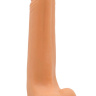 Реалистичный фаллоимитатор на трусиках с плугом - 18,5 см. купить в секс шопе