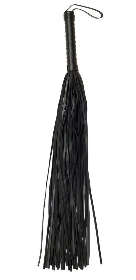 Черная плеть Delight - 70 см. купить в секс шопе