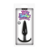 Гладкая черная анальная пробка Jelly Rancher T-Plug Smooth - 10,9 см. купить в секс шопе