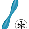 Синий гибкий вибратор Satisfyer G-Spot Flex 1 - 19,5 см. купить в секс шопе