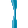 Синий гибкий вибратор Satisfyer G-Spot Flex 1 - 19,5 см. купить в секс шопе