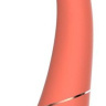 Оранжевый вибромассажер Candice - 22 см. купить в секс шопе