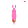 Маленький розовый силиконовый вибромассажер - 7,3 см. купить в секс шопе
