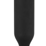 Черная утяжеленная анальная пробка Anal Trainer Medium - 18 см. купить в секс шопе