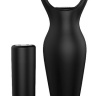 Черная анальная вибровтулка TAPERED PLUG - 10 см. купить в секс шопе