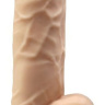 Телесный фаллоимитатор-реалистик на присоске MODEL 4 - 21 см. купить в секс шопе
