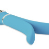 Голубой анатомический вибромассажер Fun Toys Gvibe 2 - 18 см. купить в секс шопе