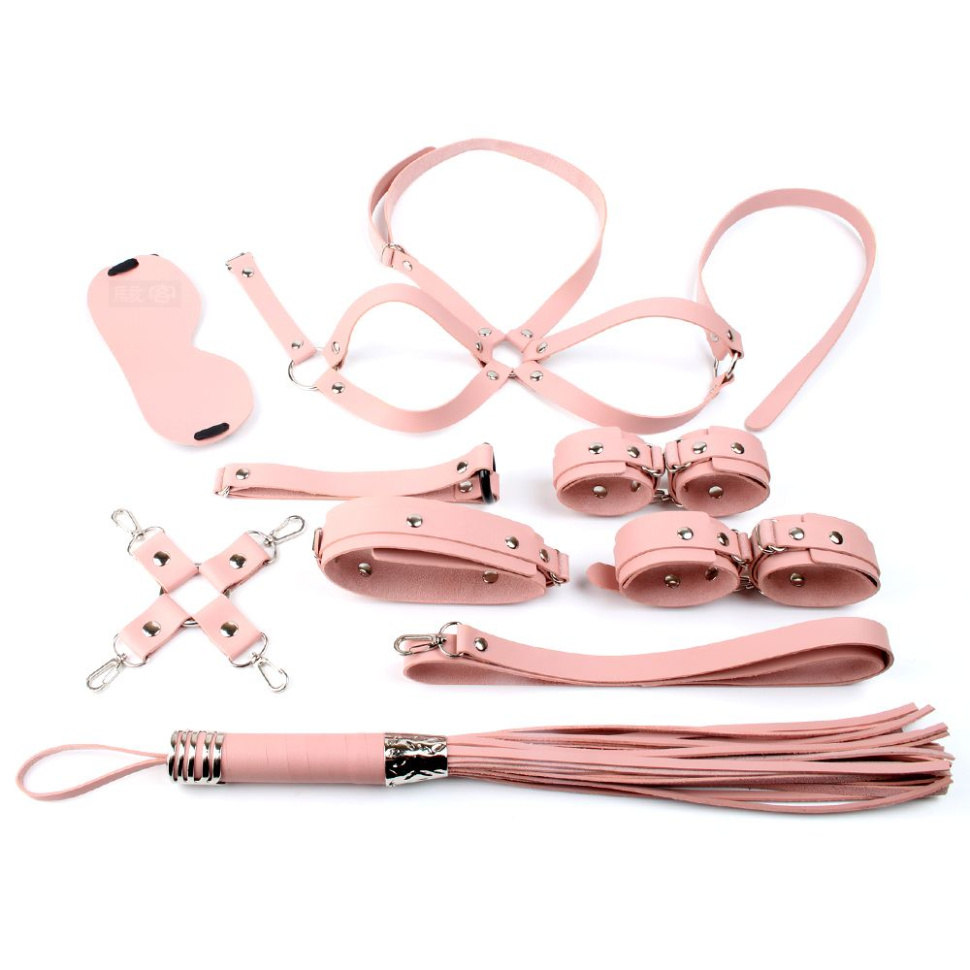 Розовый набор БДСМ-девайсов Bandage Kits купить в секс шопе