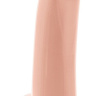 Телесный гладкий фаллоимитатор на присоске с мошонкой Smooth 5 Inch Dildo - 17 см. купить в секс шопе