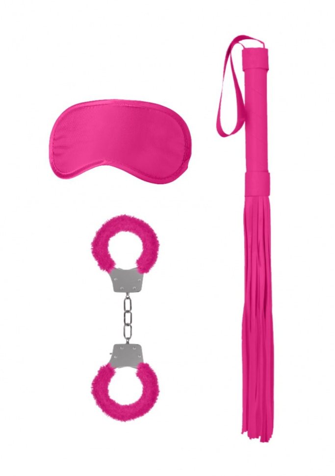Розовый набор для бондажа Introductory Bondage Kit №1 купить в секс шопе