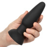 Черная анальная вибропробка Bionic Dual Pulsating Probe - 14 см. купить в секс шопе