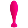 Ярко-розовая удлиненная анальная втулка  - 7,2 см. купить в секс шопе