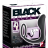 Чёрное эрекционное кольцо с анальной пробкой Black Velvets Ring   Plug купить в секс шопе