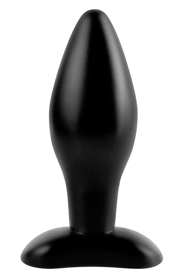 Анальная конусообразная пробка Medium Silicone Plug - 13 см. купить в секс шопе