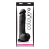 Черный фаллоимитатор Colours Pleasures 8  Dildo - 24,8 см. купить в секс шопе