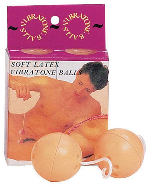 Вагинальные шарики со смещенным центром тяжести SOFT LATEX VIBRATONE BALL купить в секс шопе