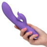 Фиолетовый вибромассажер Inflatable G-Flutter с функцией расширения - 21 см. купить в секс шопе