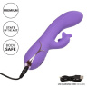 Фиолетовый вибромассажер Inflatable G-Flutter с функцией расширения - 21 см. купить в секс шопе