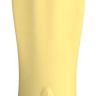 Желтый мини-вибратор Cuties 2.0 - 12,6 см. купить в секс шопе