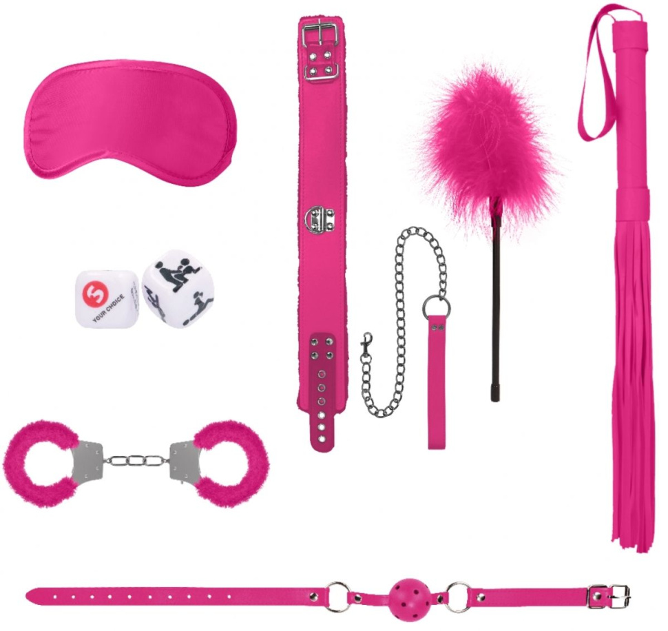 Розовый игровой набор Introductory Bondage Kit №6 купить в секс шопе