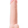 Телесный страпон на трусиках Realstick Hunter - 14,5 см. купить в секс шопе