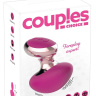 Ярко-розовый вибромассажер Couples Choice Massager купить в секс шопе