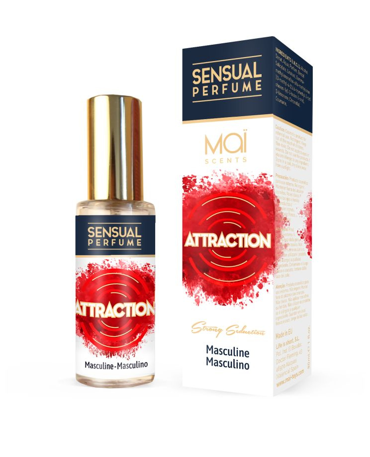Мужской парфюм с феромонами MASCULINE PERFUME WITH SENSUAL ATTRACTION - 30 мл. купить в секс шопе