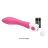 Розовый вибратор Bishop для G-стимуляции - 18,2 см. купить в секс шопе