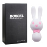 Белый вибростимулятор-зайчик Dorcel - 16 см. купить в секс шопе