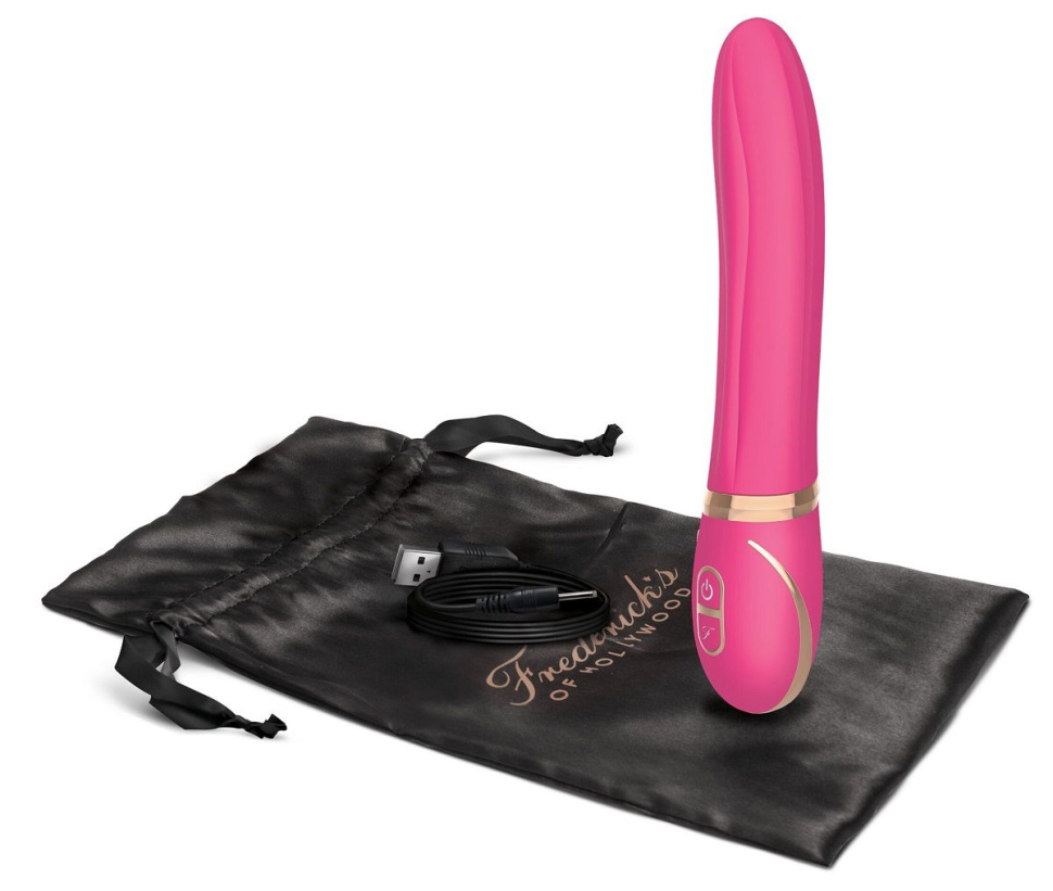 Розовый рельефный вибратор из силикона купить в секс шопе