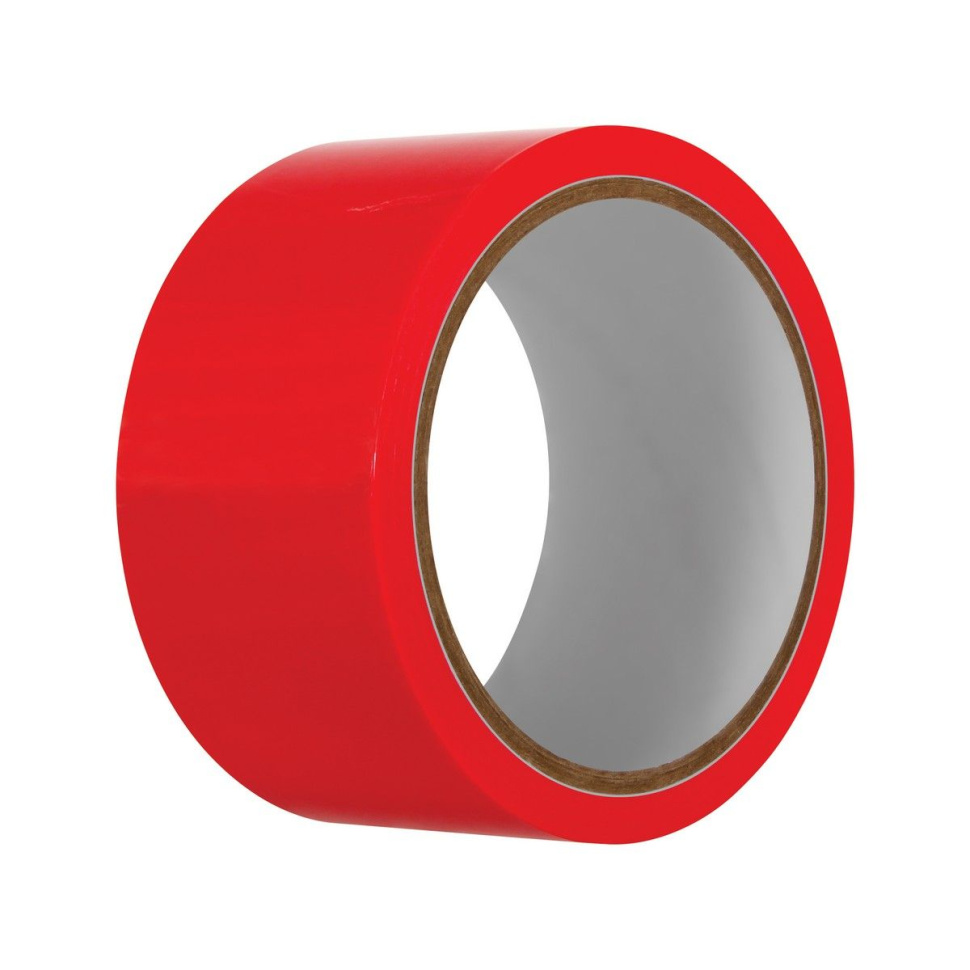 Красная лента для бондажа Red Bondage Tape - 20 м. купить в секс шопе