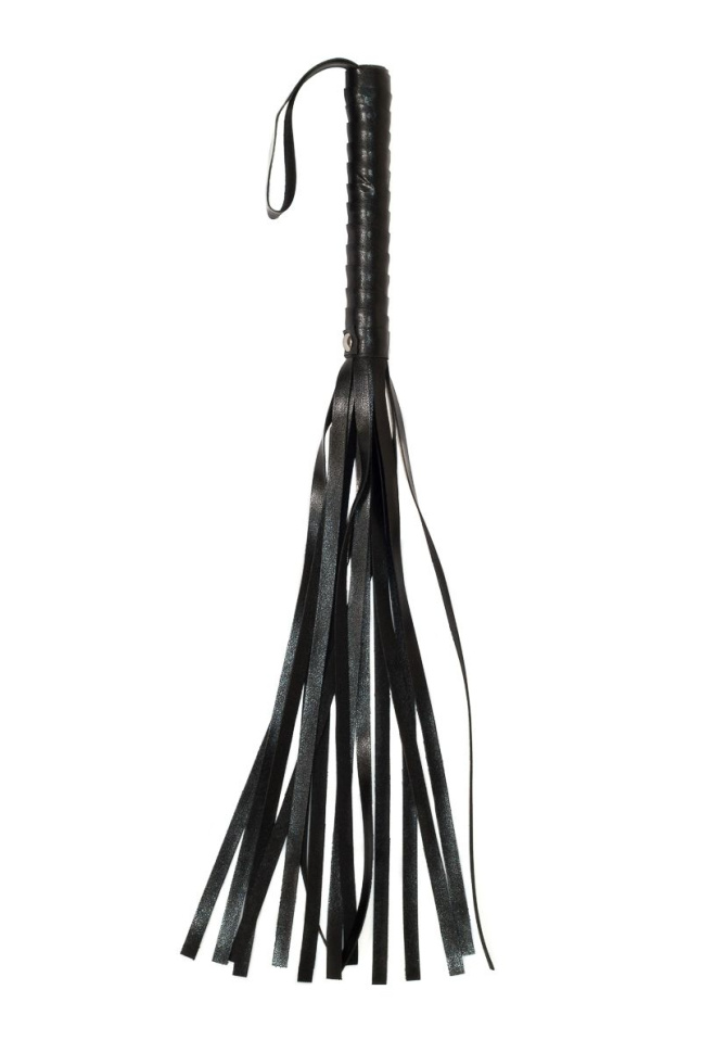 Черная плеть Rebel - 49 см. купить в секс шопе