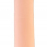 Телесный двухсторонний фаллоимитатор-реалистик - 54 см. купить в секс шопе