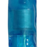 Голубой гелевый анальный вибратор - 17 см. купить в секс шопе