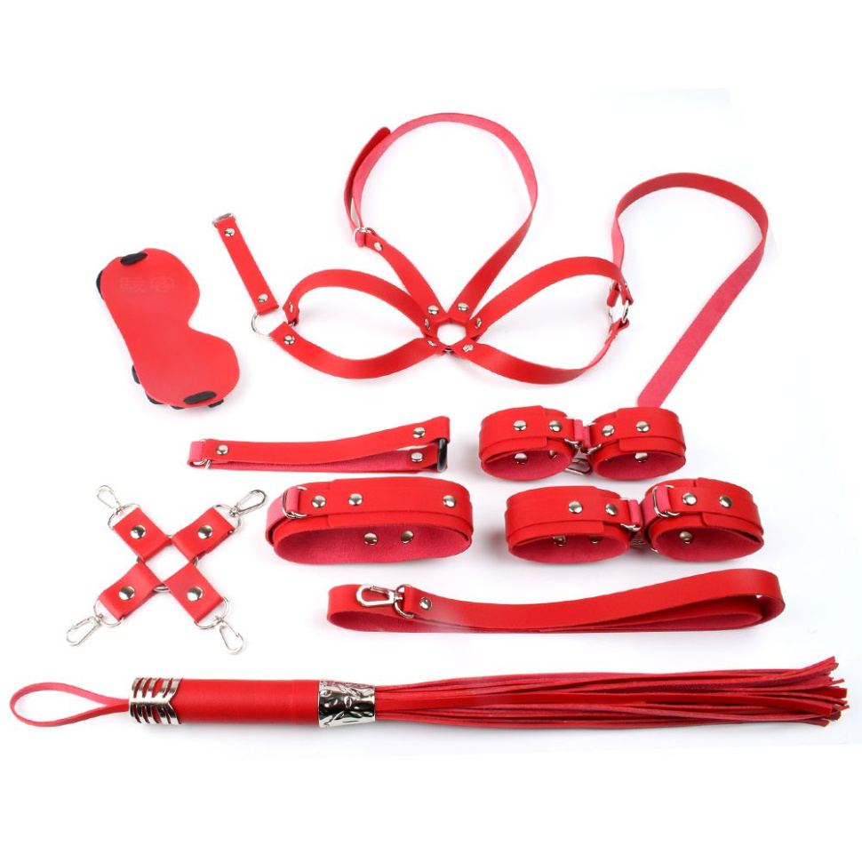 Красный набор БДСМ-девайсов Bandage Kits купить в секс шопе