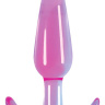 Гладкая фиолетовая анальная пробка Jelly Rancher T-Plug Smooth - 10,9 см. купить в секс шопе