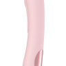 Нежно-розовый интерактивный вибратор Pearl3 - 20 см. купить в секс шопе