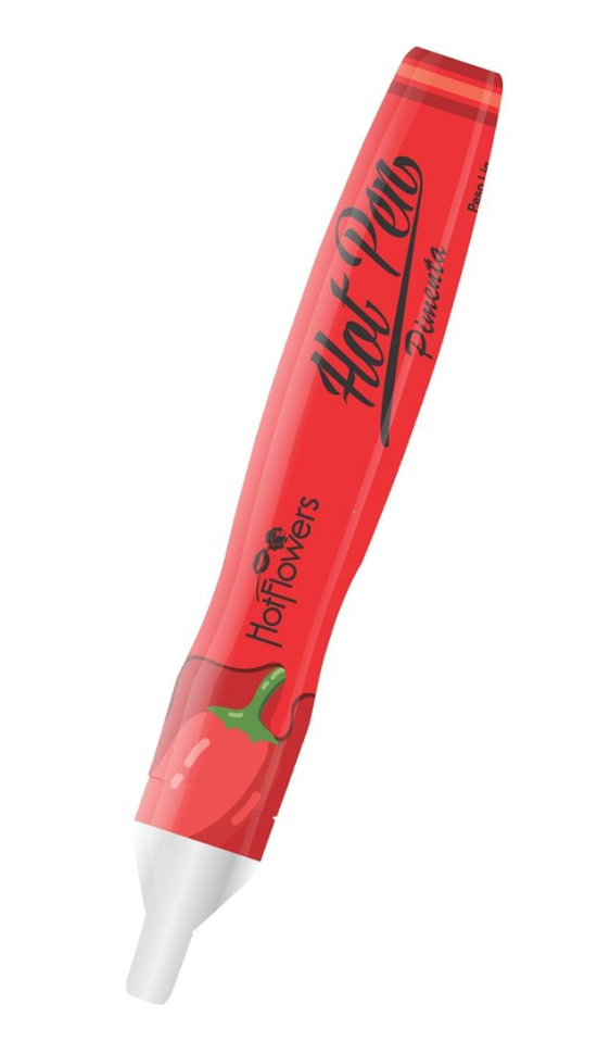 Ручка для рисования на теле Hot Pen со вкусом острого перца купить в секс шопе