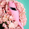 Розовый многофункциональный стимулятор Dahlia - 14 см. купить в секс шопе