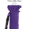 Фиолетовая веревка для фиксации Deluxe Silky Rope - 9,75 м. купить в секс шопе