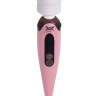 Розовый, работающий от сети вибромассажёр Pixey Wand Future - 26,5 см. купить в секс шопе