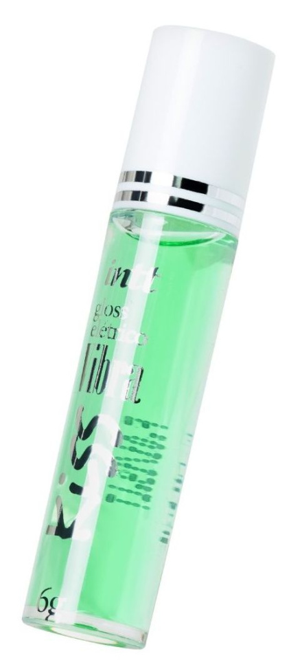 Блеск для губ GLOSS VIBE Mint с ароматом мяты и эффектом вибрации - 6 гр. купить в секс шопе