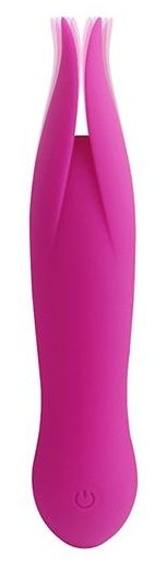 Розовый клиторальный вибростимулятор LITTLE SECRET - 16,5 см. купить в секс шопе