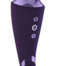 Фиолетовый двухсторонний вибромассажер Shiatsu - 27 см. купить в секс шопе