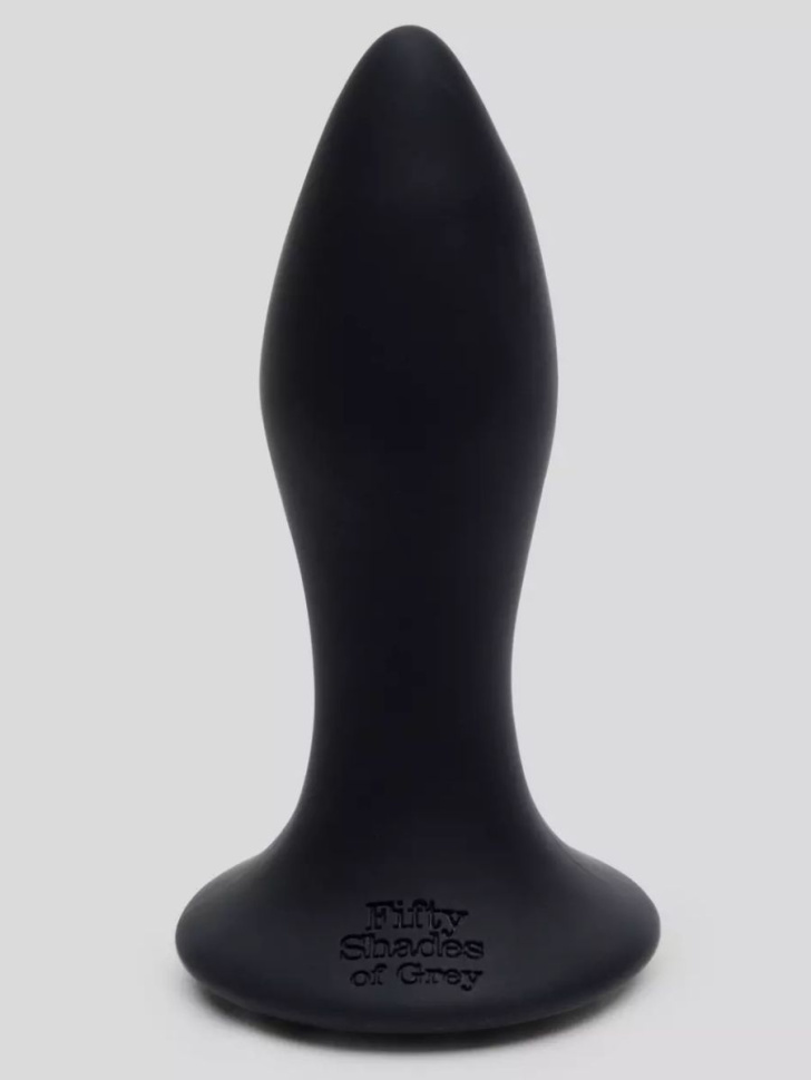 Черная анальная вибропробка Sensation Rechargeable Vibrating Butt Plug - 8,9 см. купить в секс шопе